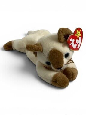 🦋 TY “Snip” Beanie Baby Cat with Blue Eyes